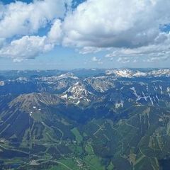 Flugwegposition um 13:07:15: Aufgenommen in der Nähe von Gemeinde Vordernberg, 8794, Österreich in 2507 Meter